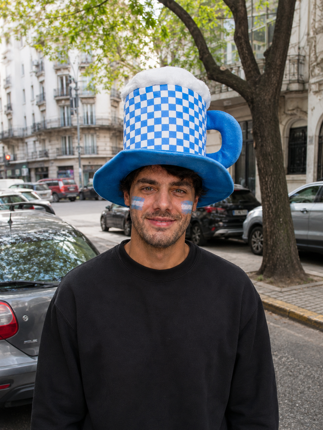 Sombrero Mundialista Argentina | Pelota | Goma Espuma