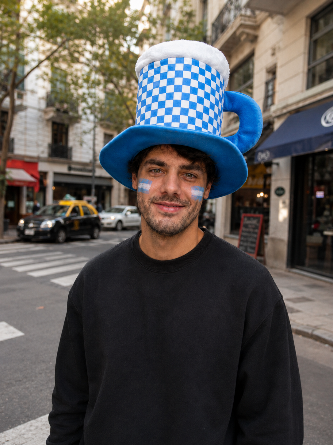 Sombrero Mundialista Argentina | Pelota | Goma Espuma