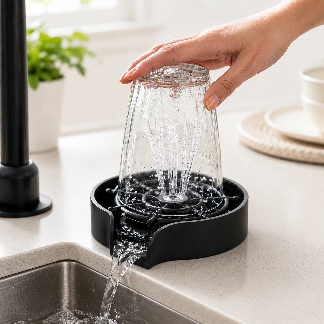 Kit Cocina Limpia y Rápida | Picador Express + Lavador de Vasos Automatico